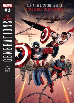 Generations: Sam Wilson Captain America &amp; Steve Rogers Captain America (2017)